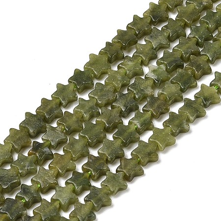 Natural Chinese Jade Beads Strands G-H087-C04-01-1