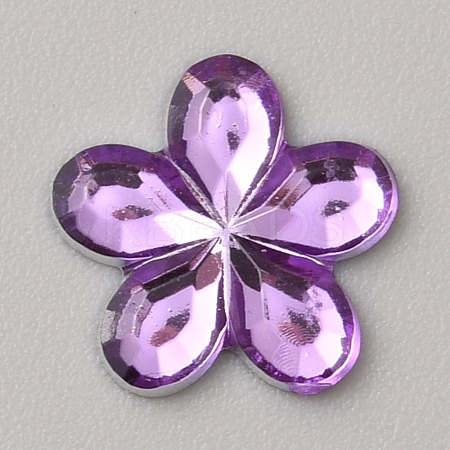 5000Pcs Plastic Cabochons MACR-TAC0002-04G-1