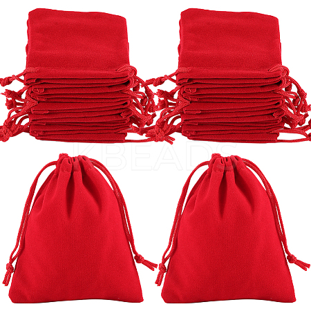 Rectangle Velvet Drawstring Pouches TP-BBC0001-06B-1
