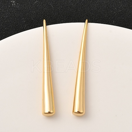 Brass Teardrop Dangle Earrings X-EJEW-C158-01G-1
