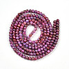 Baking Paint Glass Beads Strands DGLA-N003-4mm-B03-3