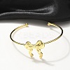 304 Stainless Steel Cuff Bangles BJEW-B107-01G-2