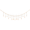 Wall Hanging Photo Display with Wooden Beads Garland AJEW-WH20011-54E-1