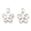 Non-Tarnish 201 Stainless Steel Charms STAS-C017-21P-2