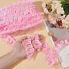20M Double Satin Lace Edge Trim Organza Lace Ribbon OCOR-UN0001-02C-3