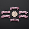 Transparent Crackle Acrylic Beads CACR-S009-001A-N26-4