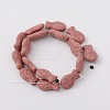 Fish Synthetic Lava Rock Beads Strands G-N0109-19-2