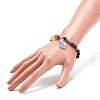 2Pcs 2 Style Style Natural Lava Rock & Mixed Stone & Synthetic Hematite Stretch Bracelets Set BJEW-JB08733-8