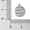Anti-Tarnish 304 Stainless Steel Pendants STAS-R003-03P-01-3