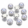 ABS Plastic Imitation Pearl Sewing Buttons BUTT-S005-12mm-01S-3