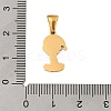 Christmas Theme 304 Stainless Steel Pendants STAS-R007-01I-G-3