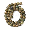 Natural Green Dragon Veins Beads Strands G-D098-A01-8mm-3