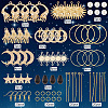 DIY Sun Moon Star Earring Making Kit DIY-SC0020-86-2