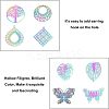 201 Stainless Steel Filigree Pendants STAS-UN0003-28-4