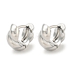 Brass Hoop Earrings EJEW-L211-010J-P-1