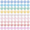135Pcs 9 Colors Anti-Tarnish Electroplate Glass Beads Strands GLAA-TA0003-61-2
