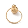 Stainless Steel Round Cuff Rings LS-RJEW-L116-01G-3