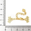 Rack Plating Brass Micro Pave Cubic Zirconia Chain Extender KK-A234-017G-3