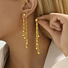 Geometric Hollow Tassel Earrings BT4493-1