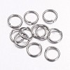 Tarnish Resistant 304 Stainless Steel Open Jump Rings STAS-E066-07-5.5mm-1