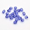Faceted Bicone Transparent Acrylic Beads DBB3mm04-2