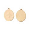 Ion Plating(IP) 304 Stainless Steel Pendants STAS-H168-03G-2