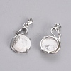 Natural Howlite Pendants G-L512-N10-2