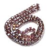 Electroplate Glass Beads Strands EGLA-H108-01A-AB02-2
