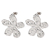 Valentine's Day 304 Stainless Steel Stud Earrings EJEW-C184-01A-P-4