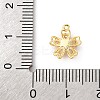 Brass Micro Pave Cubic Zirconia Charms LS-KK-D371-04B-G-3