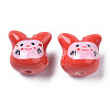 Handmade Porcelain Beads PORC-T007-04J-2