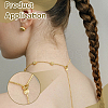 Brass Crimp Beads Covers KK-BC0014-72A-G02-5