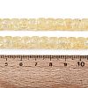 Crackle Transparent Glass Beads Strands GLAA-N069-03A-09-4