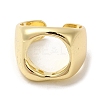 Brass Open Cuff Rings RJEW-Q778-09G-2