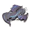Transparent Printed Acrylic Pendants OACR-E043-03B-2