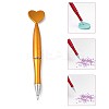 Heart ABS Plastic Nail Art Rhinestones Pickers Pens AJEW-C040-02F-1