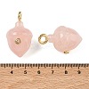 Natural Rose Quartz Pendants GG-CBA105B-04O-G-3
