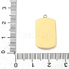 304 Stainless Steel Rhinestone Pendants STAS-U054-04G-3
