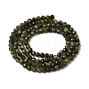 Natural Green Tourmaline Beads Strands X-G-L653-B03-3mm-3