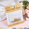 6Pcs Brass Box Chains Slider Bracelet Making with Clear Cubic Zirconia Tiny Charms BJEW-BBC0001-04-6