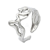 304 Stainless Steel Cuff Rings for Women RJEW-M019-38P-1