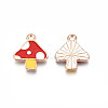 Autumn Theme Alloy Enamel Charms X-ENAM-S115-143A-2