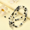 Electroplate Glass Beads Strands EGLA-YW0002-D01-6