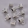 Tibetan Style Alloy Tube Bails K08U0042-1