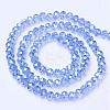 Electroplate Glass Beads Strands EGLA-A034-T3mm-B09-2