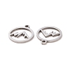 Non-Tarnish 201 Stainless Steel Charms STAS-G281-01P-02-2