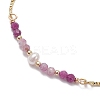 Brass Chain Bracelet BJEW-JB11700-4
