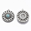 Tibetan Style Alloy Pendants PALLOY-R113-007-RS-2