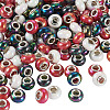 150Pcs Opaque Resin European Beads RESI-TA0004-72B-3