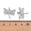 Brass Micro Pave Cubic Zirconia Pendants KK-N257-29P-3